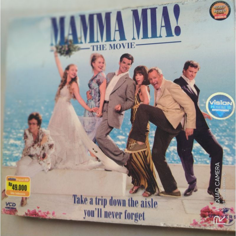 MAMMA MIA THE MOVIE VCD ORIGINAL