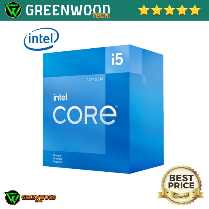 Intel Core i5 12400f Desktop Processor 6