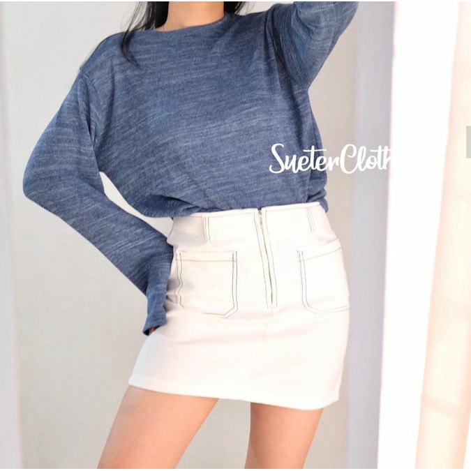 Atasan Wanita Rajut Halus DEPIKA TWIST