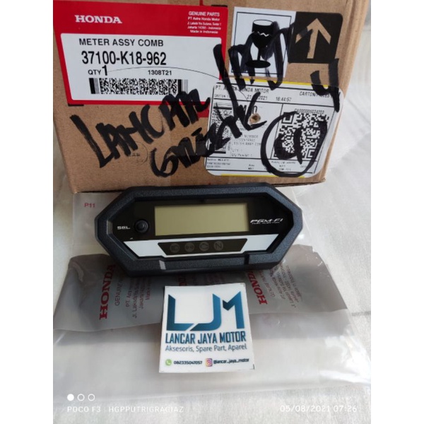 37100-K18-962 SPEDOMETER SPEEDOMETER SPIDOMETER METER ASSY CB VERZA 37100K18962 ORIGINAL