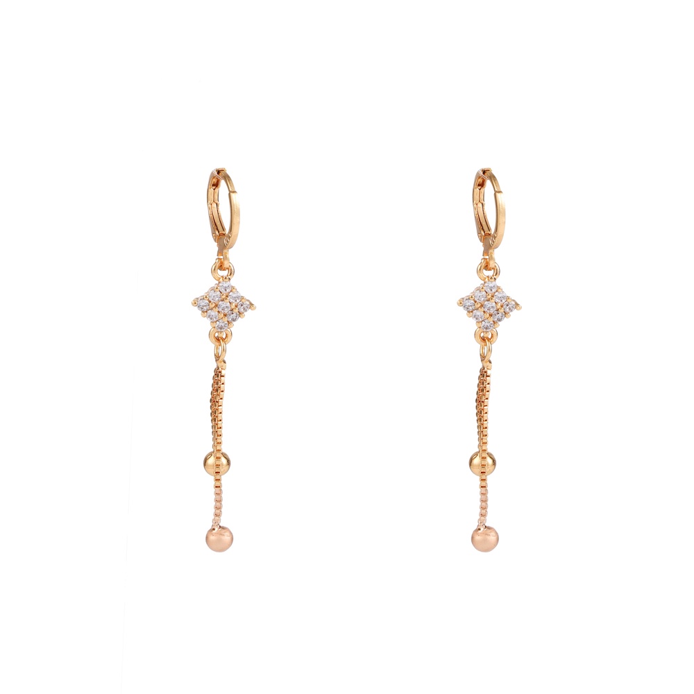 ✨Moya0158❤Anting Titanium Rumbai Juntai Panjang Aksesoris Wanita Fashion Perhiasan Anting Tusuk Murah D166