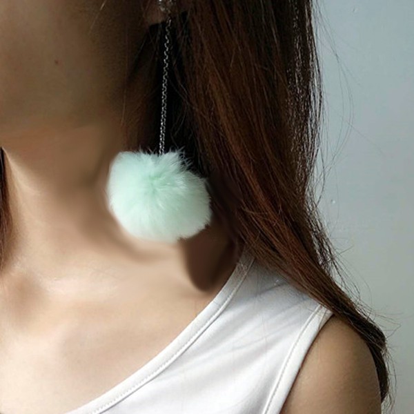 Anting Pompom Stud Diamond Diameter 3 cm  Miss  90