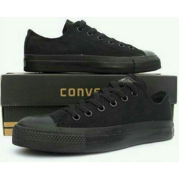 converse full black original