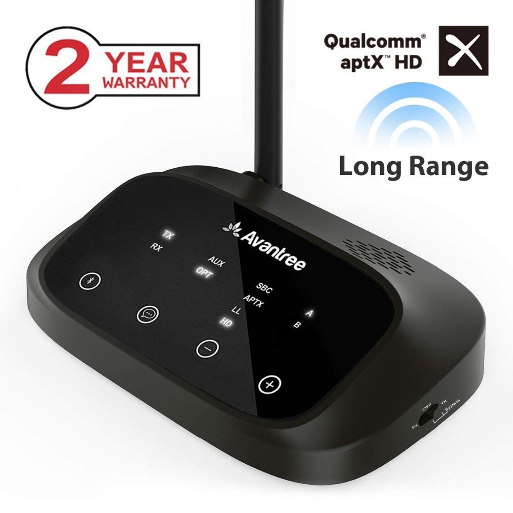 [PO] Avantree APTX HD Jarak Jauh Bluetooth Transmitter untuk TV Audio Nirkabel Transmitter dan