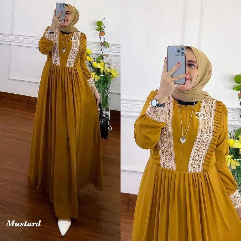 DRESS - HELENA DRESS - DRESS WANITA - PAKAIAN MUSLIM