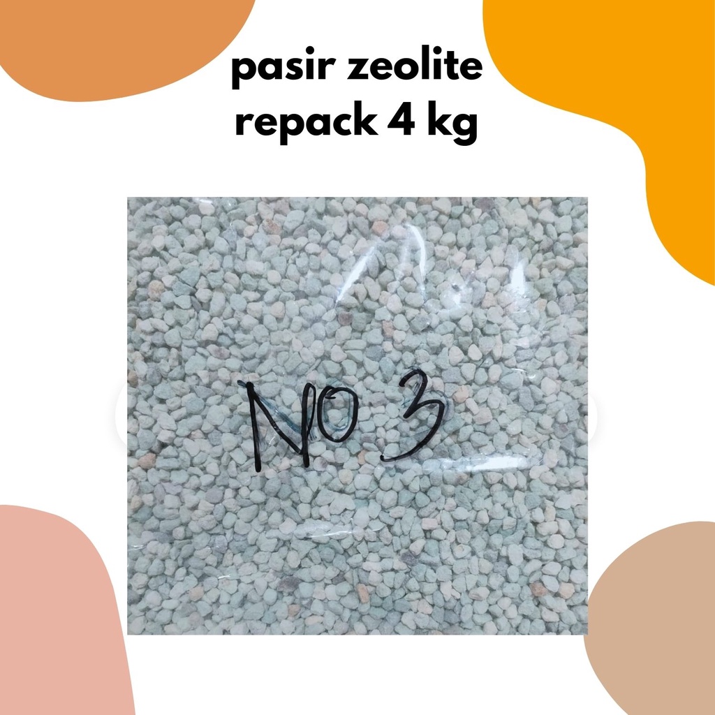 SUPER ZEOLITE Pasir untuk Kucing Kemasan repack 4 kg