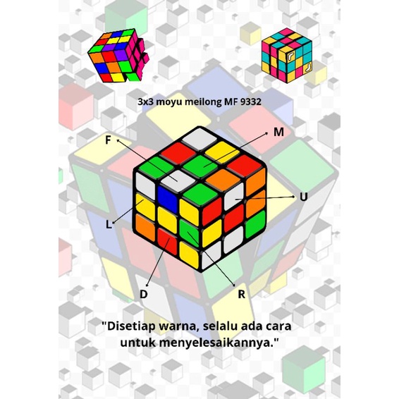 Rubik 3x3 moyu meilong MF 9332