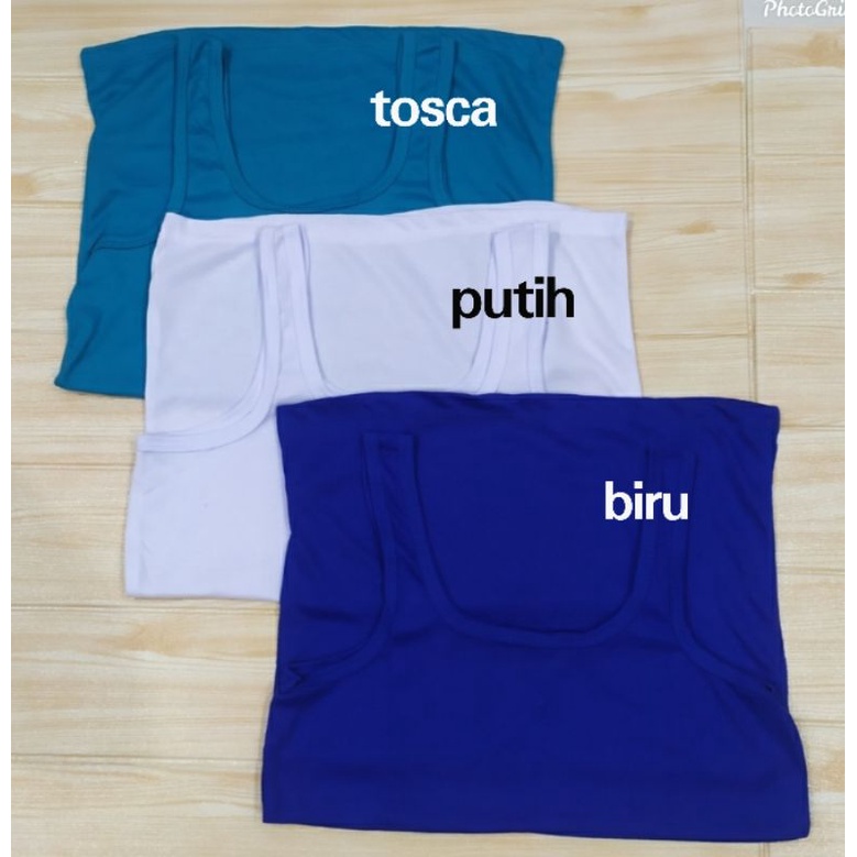 LOTUS FASHION/Tanktop tali besar jumbo XXL- SINGLET JUMBO#PROMO