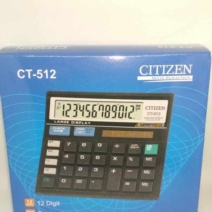 Kalkulator Citizen CT 512 12 Digit Calculator CT512