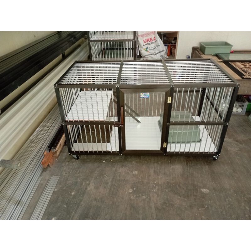 kandang kucing alumunium