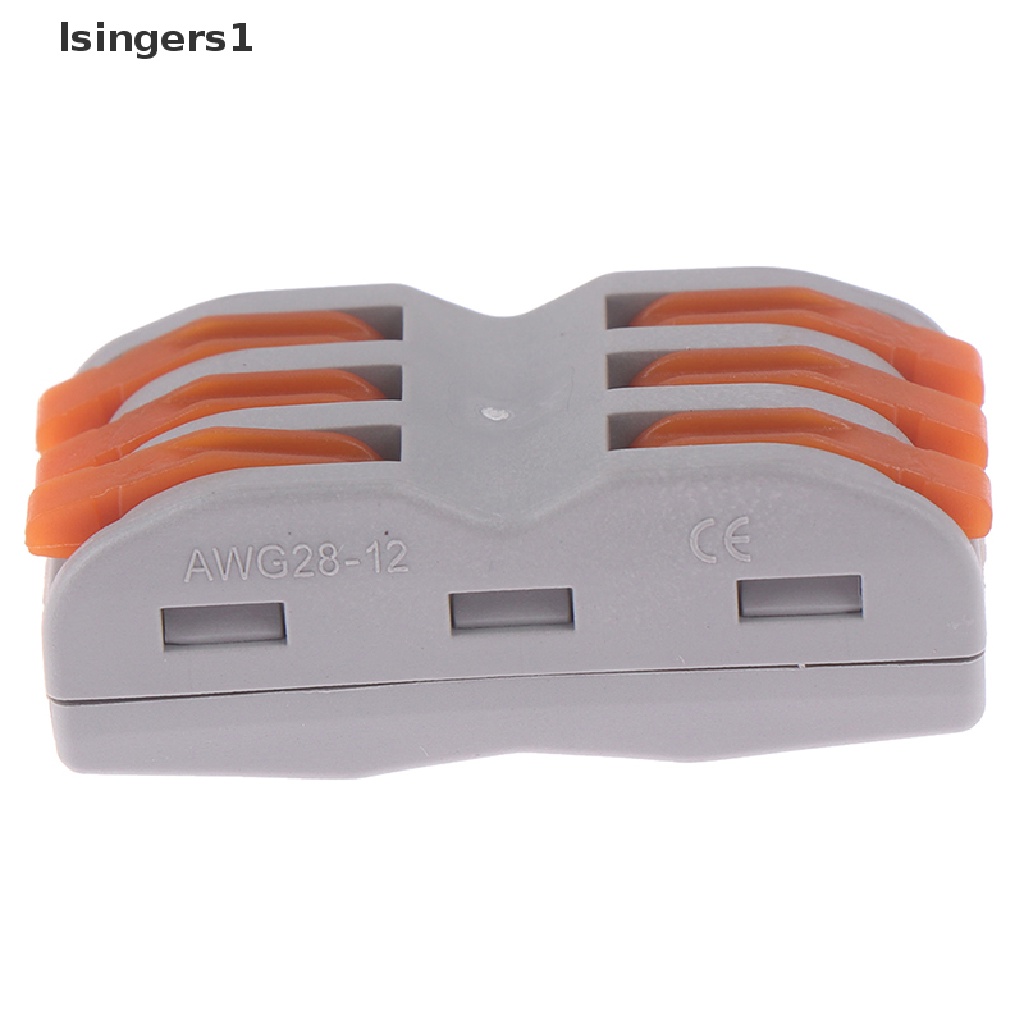 (lsingers1) Spl-1 2 3 Way Terminal Block Konektor Kabel Listrik Reusable