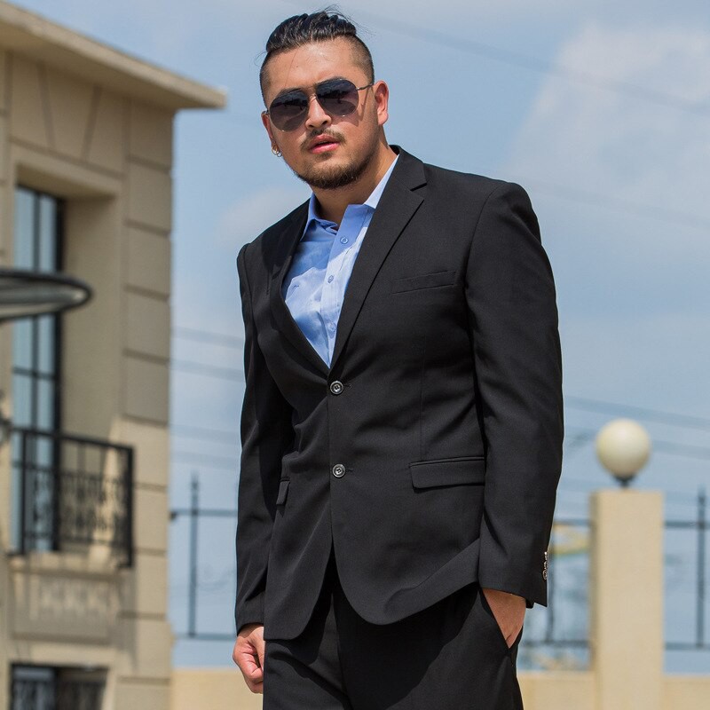 Jas Pernikahan untuk Pria Warna Solid  JAS Pria Slim Fit Kasual Blazer Pakaian Pria WARNA PUTIH