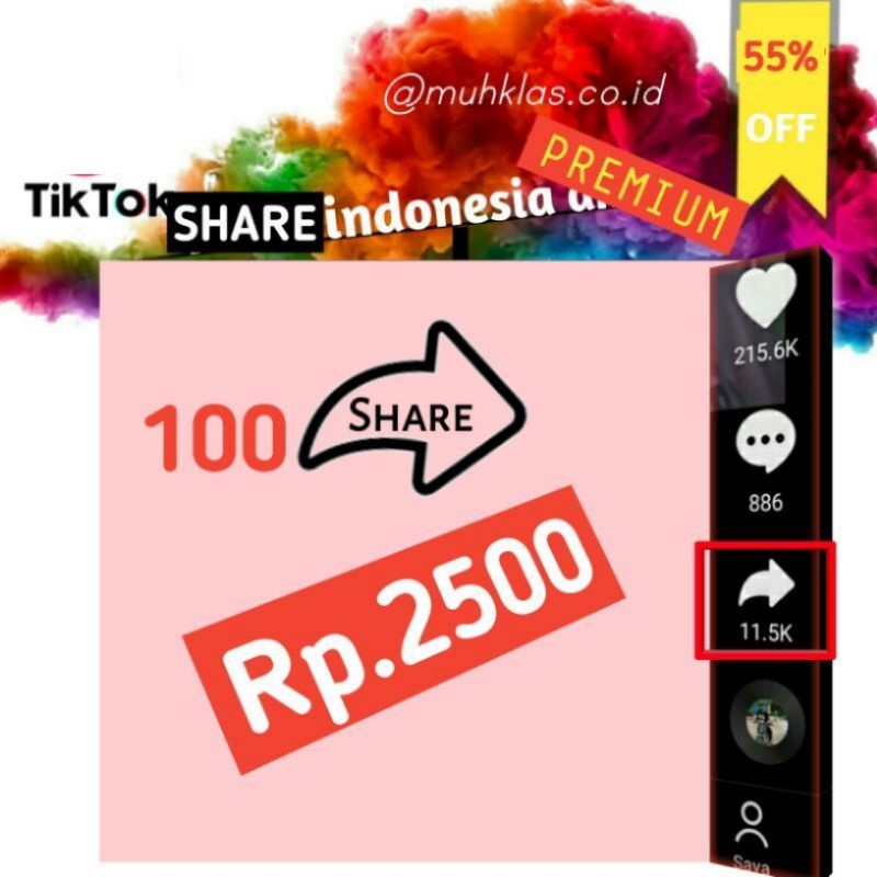 share tik tok FYP Indonesia Premium