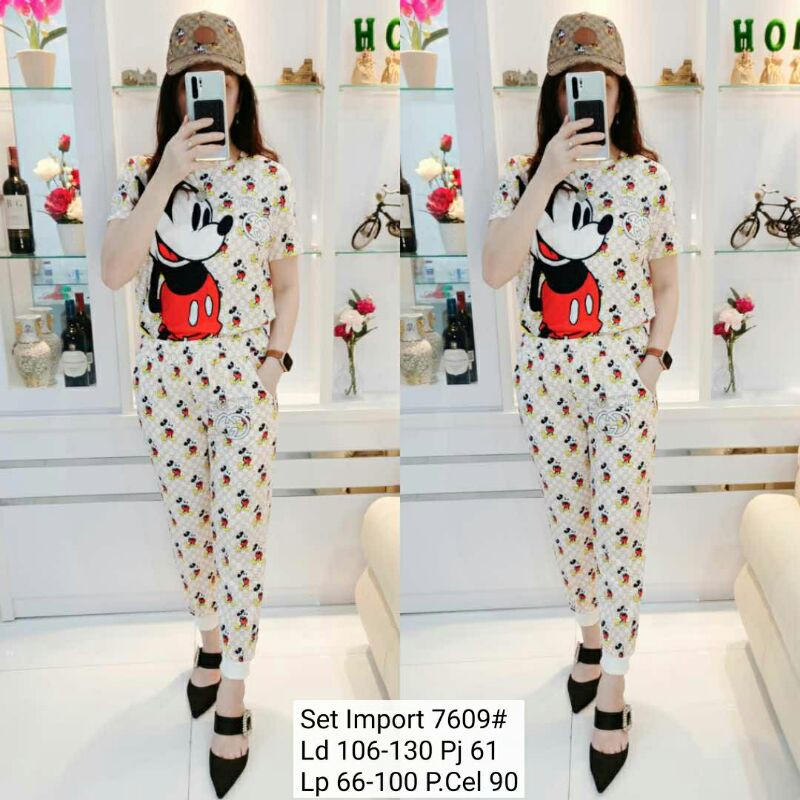 SETELAN KAOS PREMIUM  IMPORT 7609#