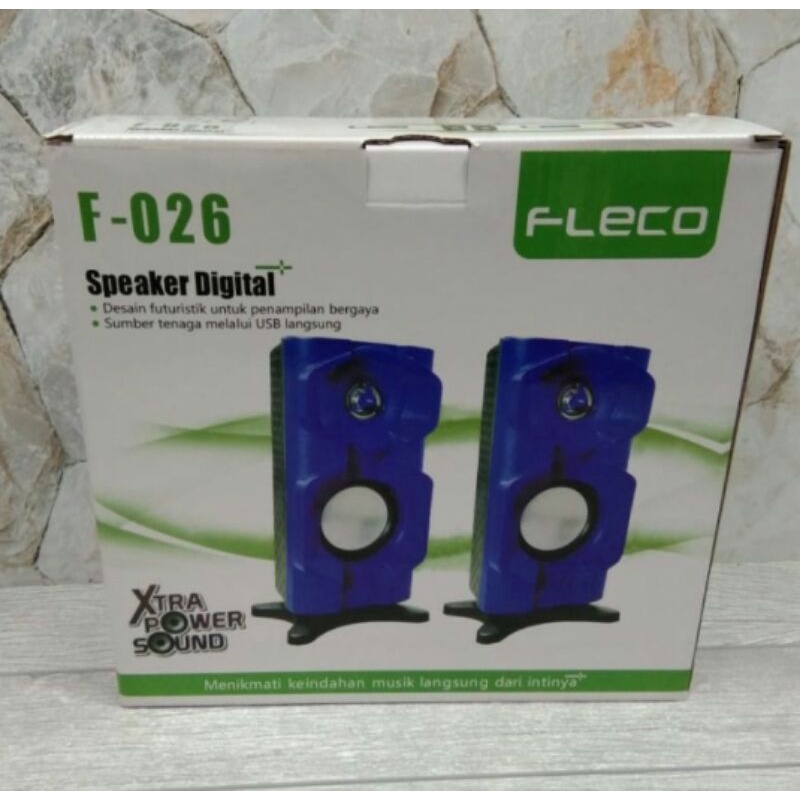 Speaker Fleco F-026 Speaker Laptop/Komputer/Televisi