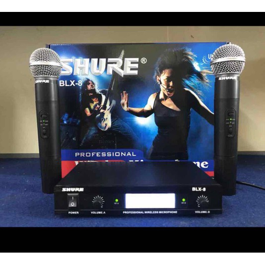 MIC WIRELESS SHURE BLX 8 HANDLE