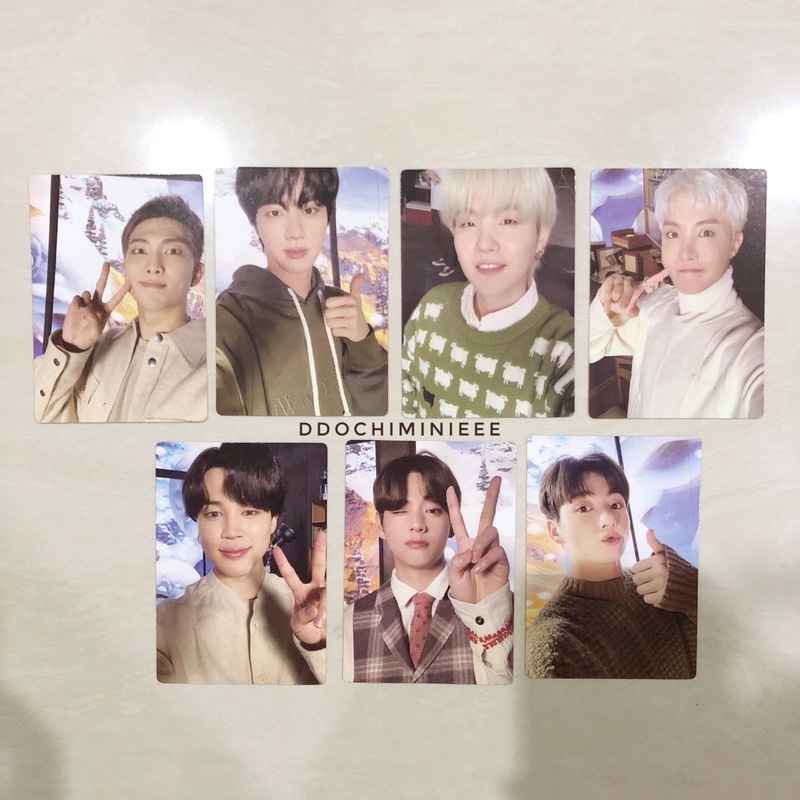 [SHARING] BTS Little Wishes Holiday Box Photocard PC RM Jin Yoongi Jhope Jimin V Jungkook