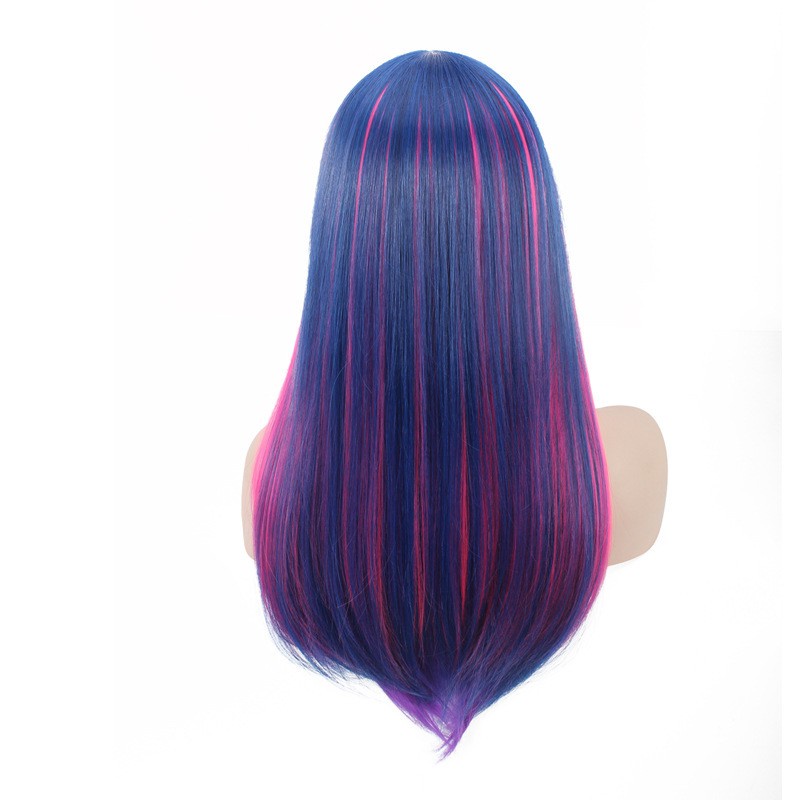 LOL-03 wig rambut palsu lolita  dua warna two tone cosplay