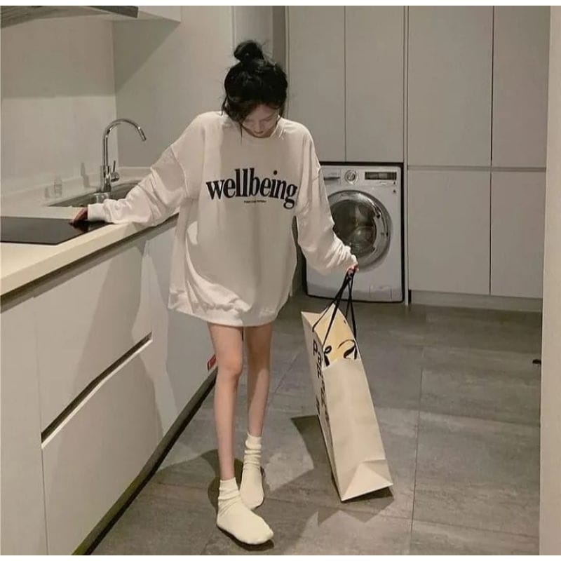 CREWNECK SWEATER WANITA WELLBEING - ATASAN TEBAL TERLARIS