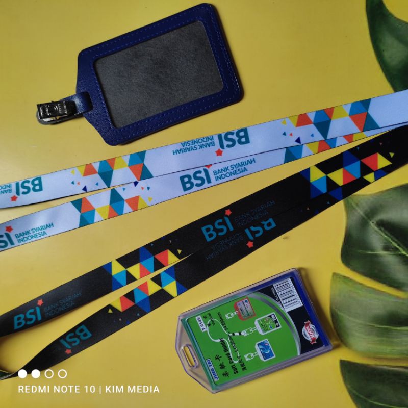 

BSI Bank Syariah Indonesia Lanyard | Lanyard BSI | Gantungan Tali id card BSI Printing