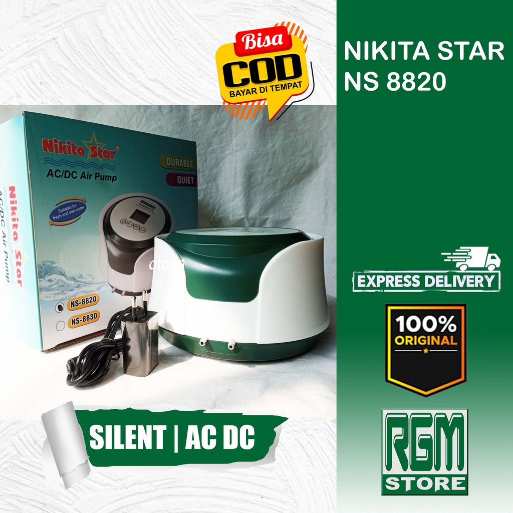 NIKITA STAR NS 8820 NS8820 AERATOR ACDC AC DC PORTABLE AIRPUMP