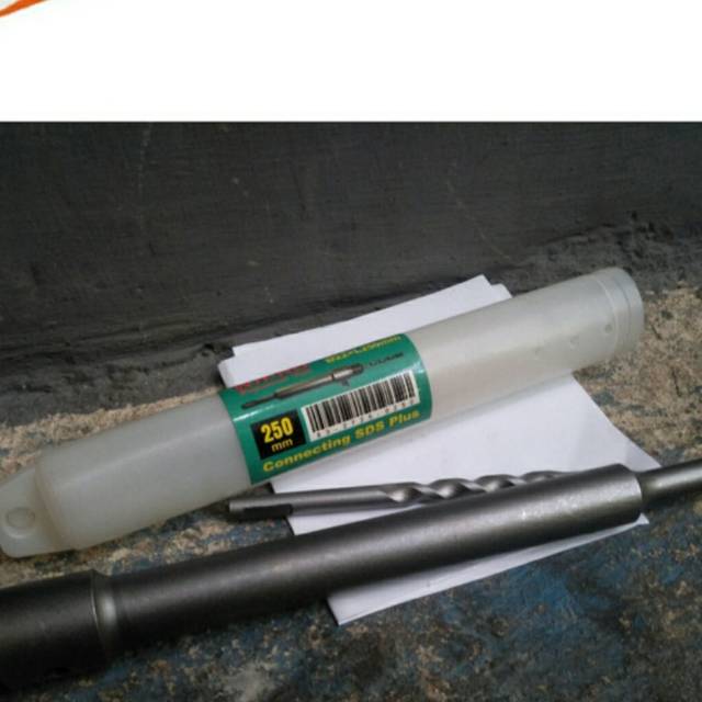 penyambung bor connecting SDS plus wipro 250mm