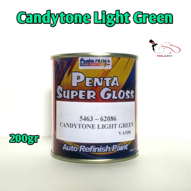 Cat candytone light green (candy hijau)