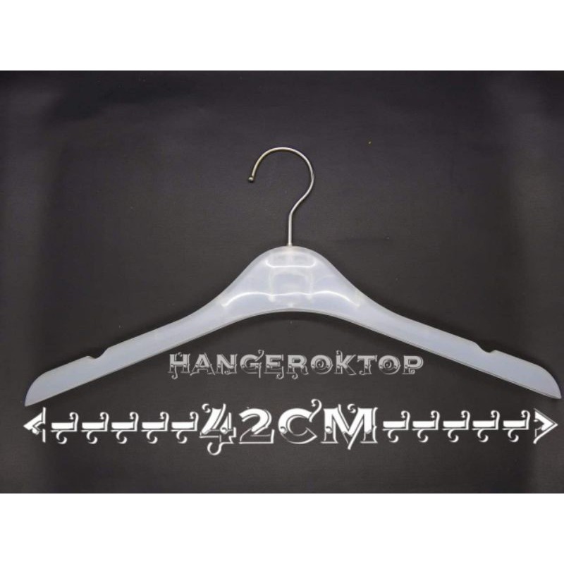 Hanger Baju Dewasa Plastik 151 Putih ( 1 Lusin )