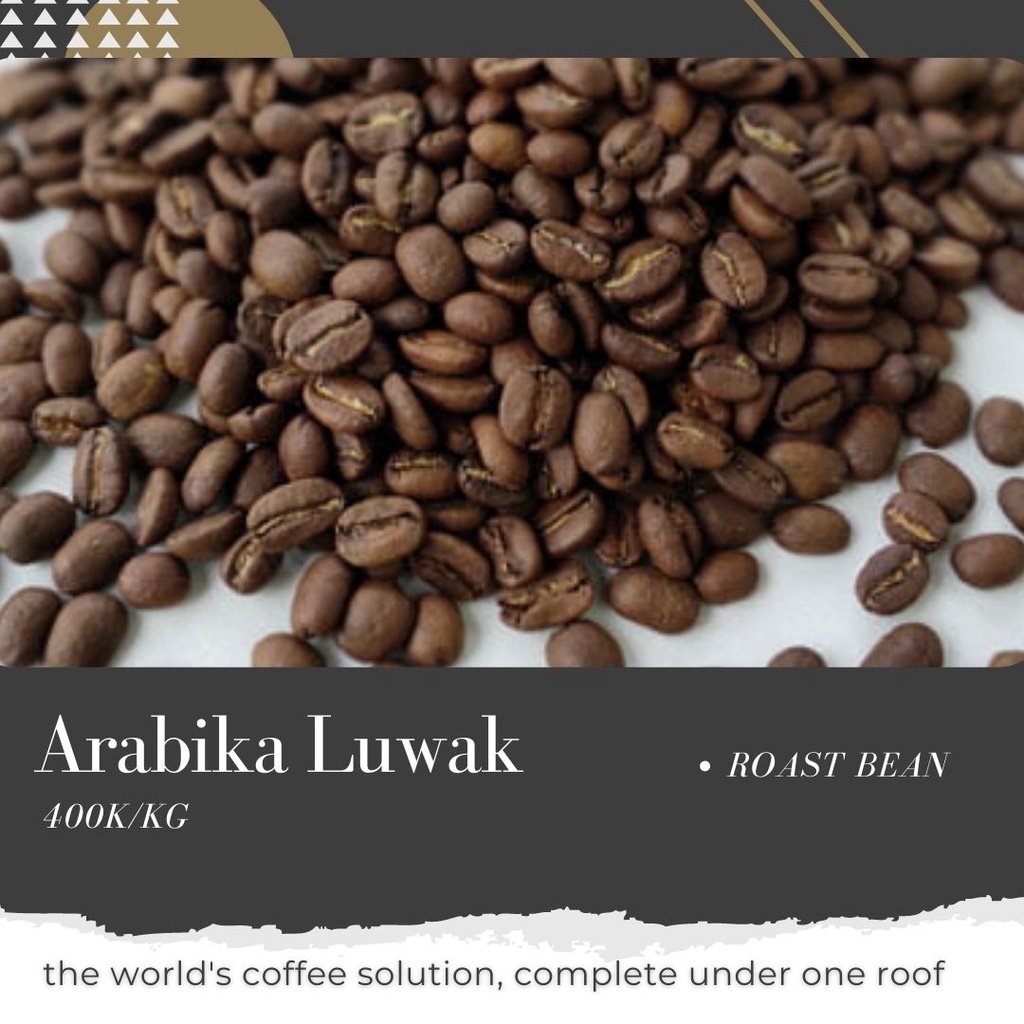 

Original Coffee Biji Kopi Roasting Arabica Gayo Luwak Liar