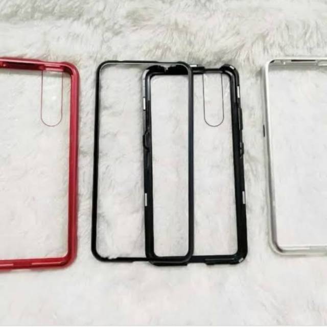 Case Magnetic Vivo V15 Dan V15 Pro Premium Glass 2in1 Case Magnetik Vivo V15 / V15 Pro