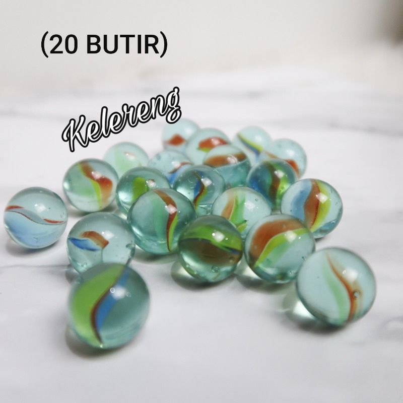 POP IT New fidget push Pop Its Fidget Toy Push Bubble Stress Relief kids pop it tiktok-KELERENG (20 BUTIR)