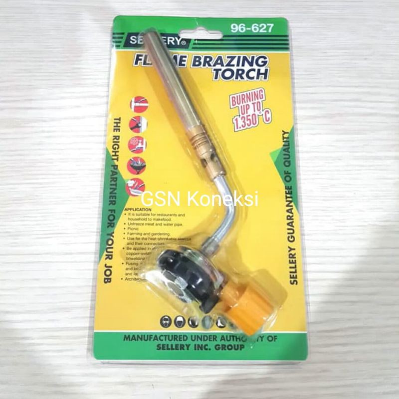 GAS TORCH/GAS TORCH SELLERY KEPALA GAS KUNINGAN