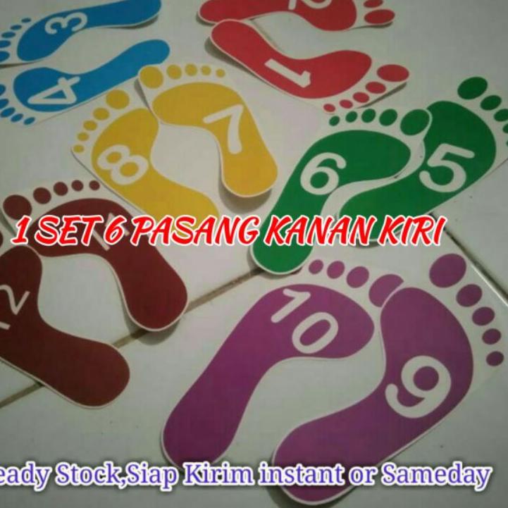 

{R-ACI} {✓} // STIKER TAPAK KAKI TANGAN MOTORIK ANAK {banyak diminati}