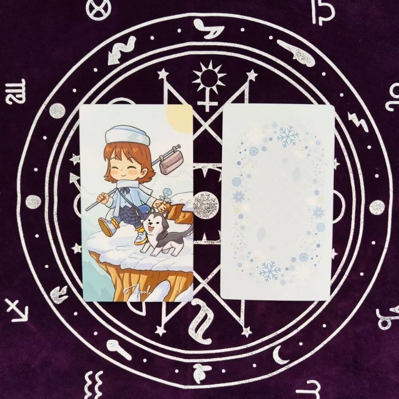 Winter Magic Tarot 12x7cm include guide paper