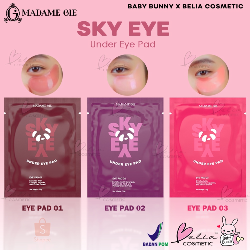 ❤ BELIA ❤ MADAME GIE Sky Eye Under Eye Pad | Eye Mask | Masker Mata