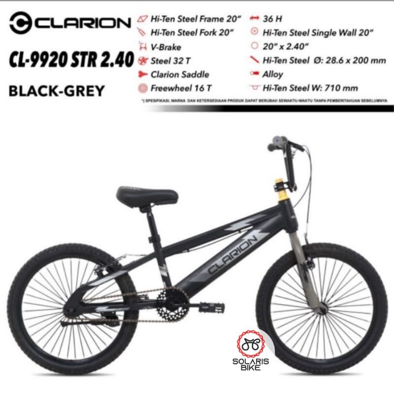 Sepeda Anak BMX 20 Inch Morison Clarion 8125 HX