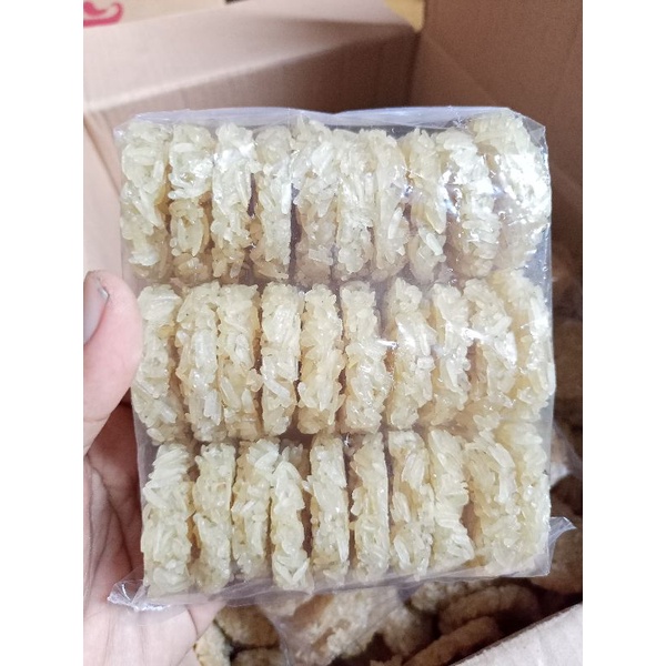 

rengginang mentah rasa bawang 30 pcs