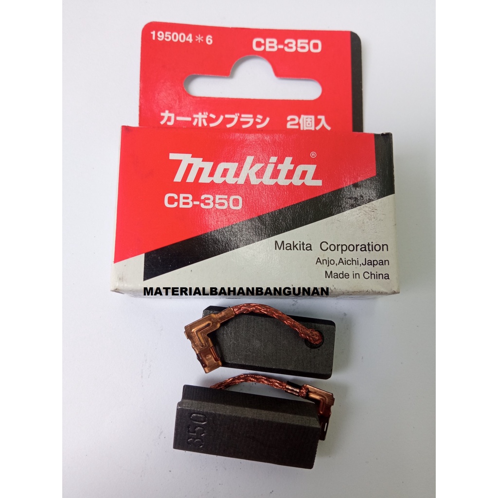 ORIGINAL Sepul CB 350 Makita Bostel Arang Kul Mesin Maktec CB-350 ORIGINAL Carbon Brush CB 350 Makit