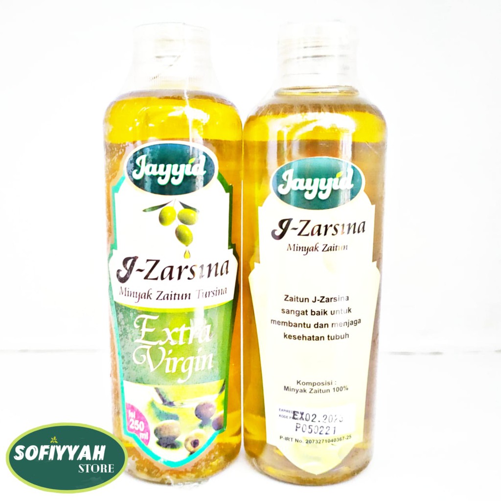 

Minyak Zaitun Virgin Oil J - Zarsina 250ml Jayyid