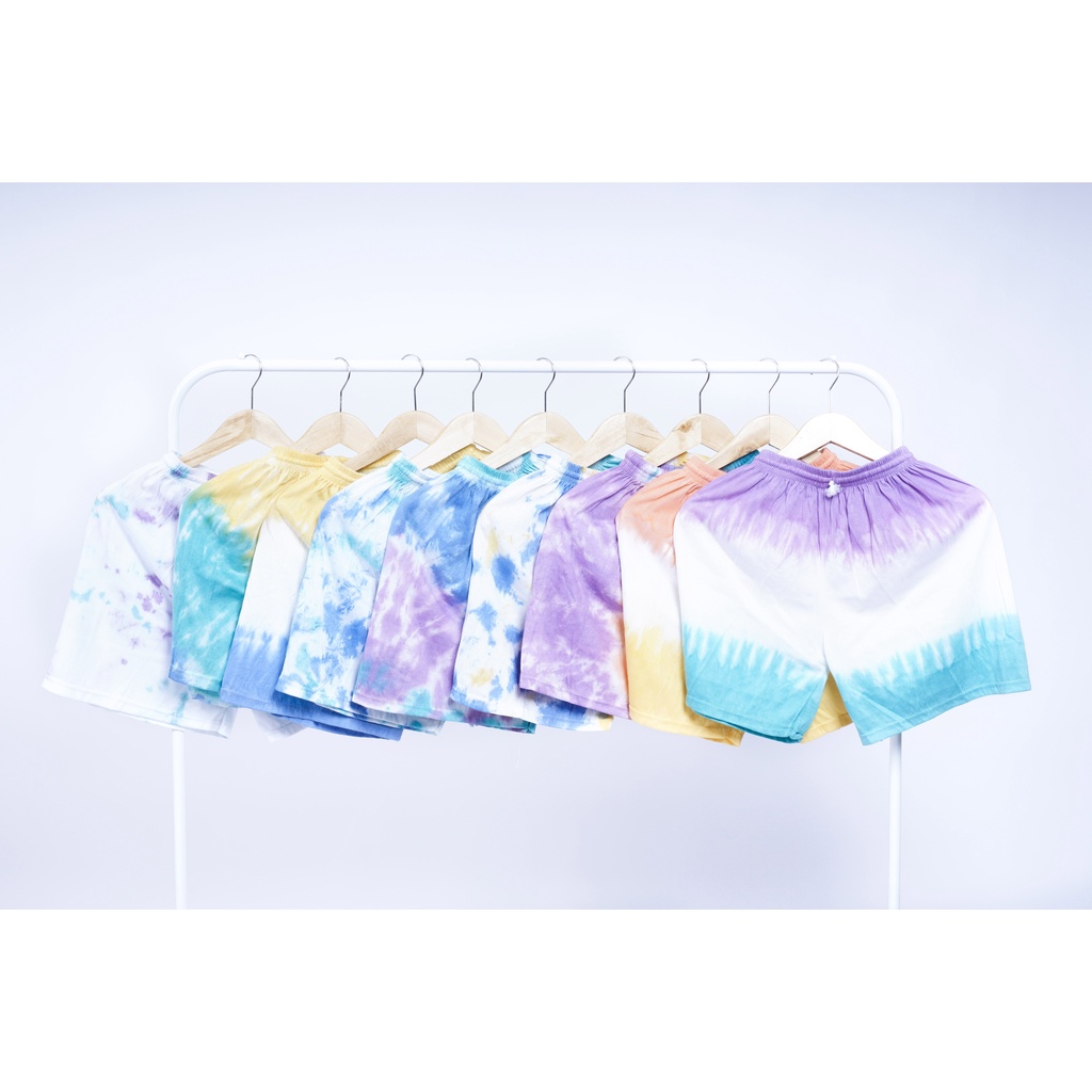 Celana Pendek Boxer Wanita Tiedye Pastel Motif Terbaru