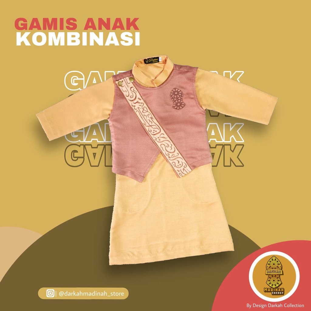 baju gamis anak kurta / baju gamis anak laki umur 3-6 tahun / baju gamis anak laki