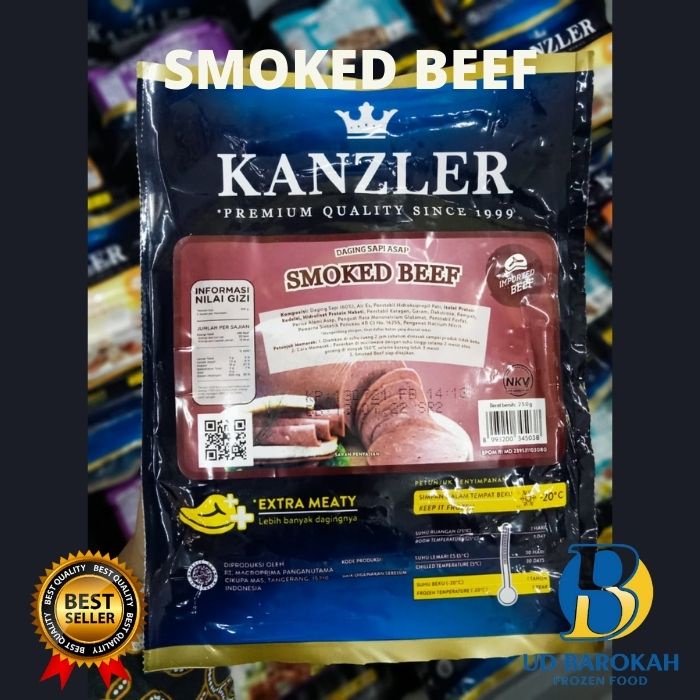 

Promo !! KANZLER Smoked Beef 250gr .