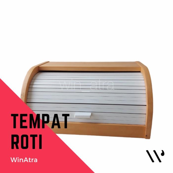 SLIDE BOX BREAD BOX TEMPAT ROTI KUE SNACK DENGAN TUTUP SLIDE