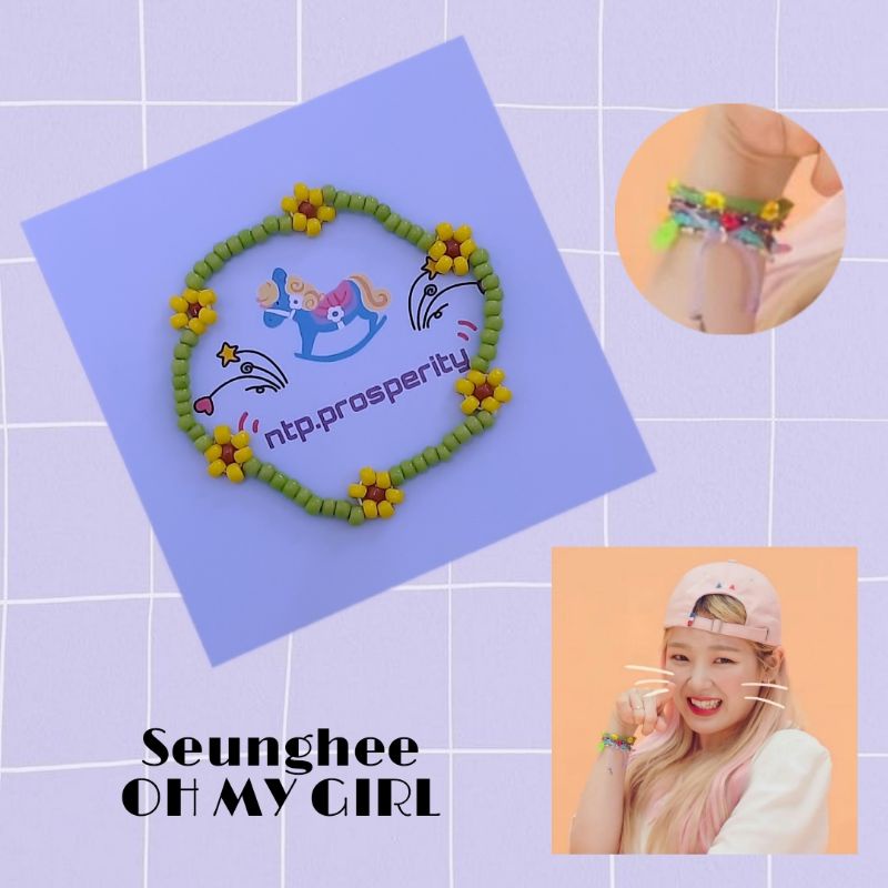 Gelang idol korea / Kpop idol bracelet (Seunghee Oh My Girl)