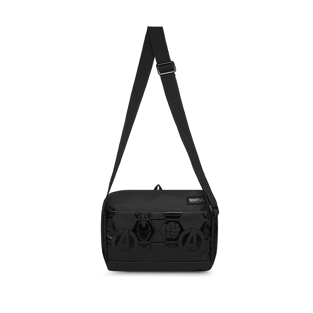 TORCH Depok Avengers All Black Icon TORCH Meguro Sling Bag 3 L BLACK