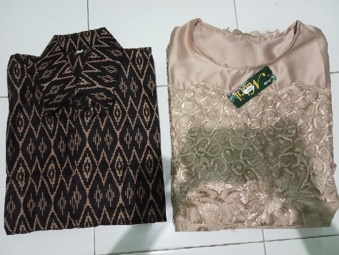 Maura Couple - Sania Ruffle Batik Couple Ori Ndoro Jowi Garansi Termurah Shopee - Couple Aura Gown