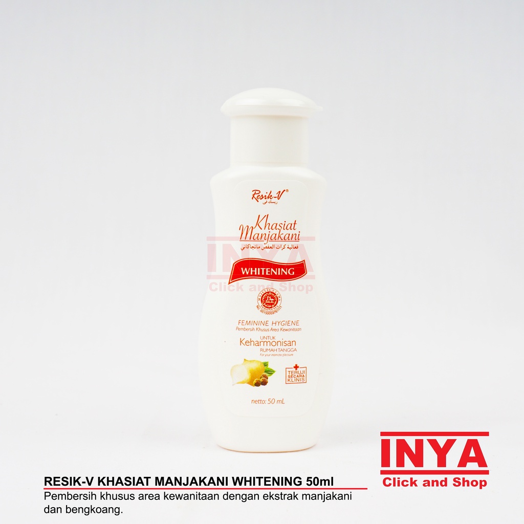 RESIK V KHASIAT MANJAKANI WHITENING 50ml - Feminine Hygiene