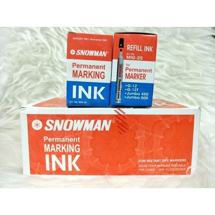 

SNOWMAN REFILL INK PERMANENT MARKER