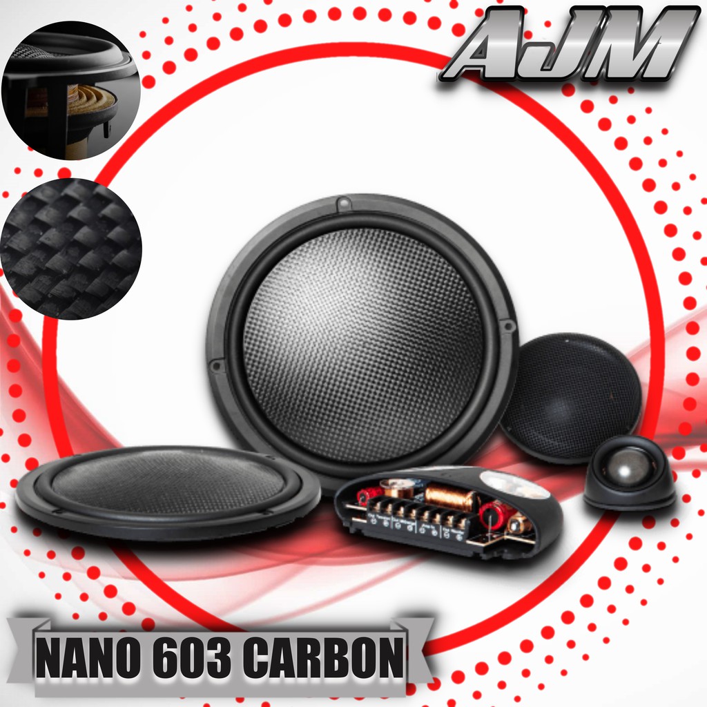 Speaker 3 way MOREL VIRTUS NANO 603 CARBON not GROUND ZERO not FLUX
