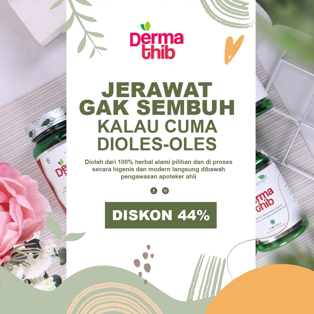 Kapsul Dermathib Naturafit Membantu Mengurangi Jerawat Gatal Gatal Dan Menjaga Kesehatan Kulit